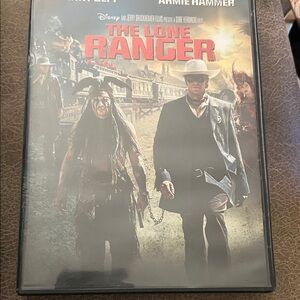 Disney The Lone Ranger DVD with Red and Black Cover